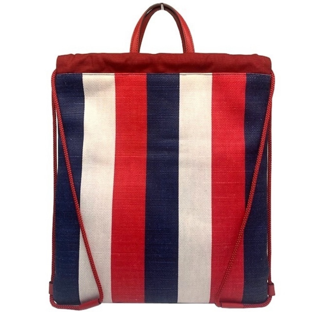 Authentic Gucci Drawstring Multicolour Canvas Bac… - image 7